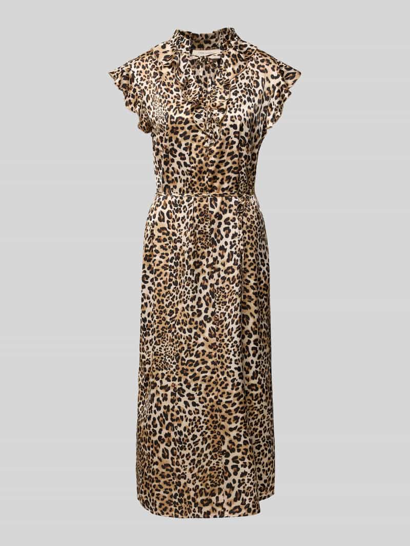 FREE QUENT Maxi-jurk met opstaande kraag model 'Baylin'
