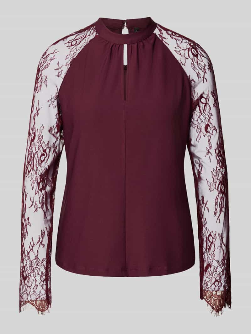 Vero Moda Regular fit blouse met opstaande kraag model 'MILLA'
