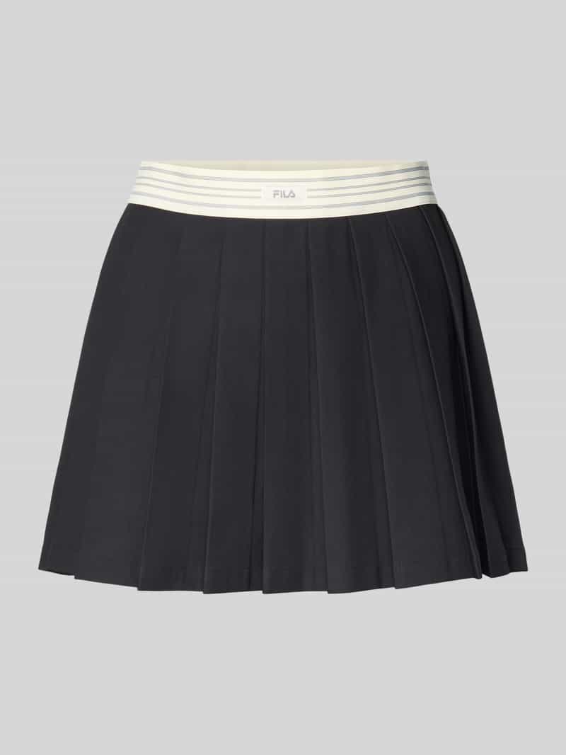 Fila Minirok met plooien en elastische band model 'BELLAGIO'