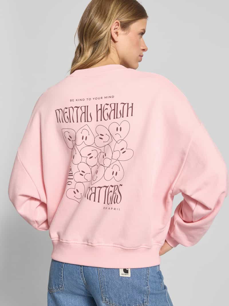 OH APRIL Oversized sweatshirt met ribboorden