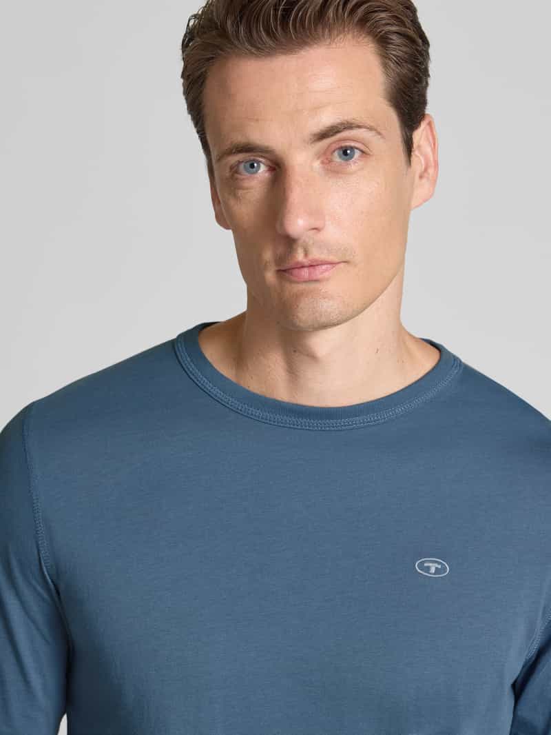 Tom Tailor Regular fit shirt met lange mouwen van puur katoen