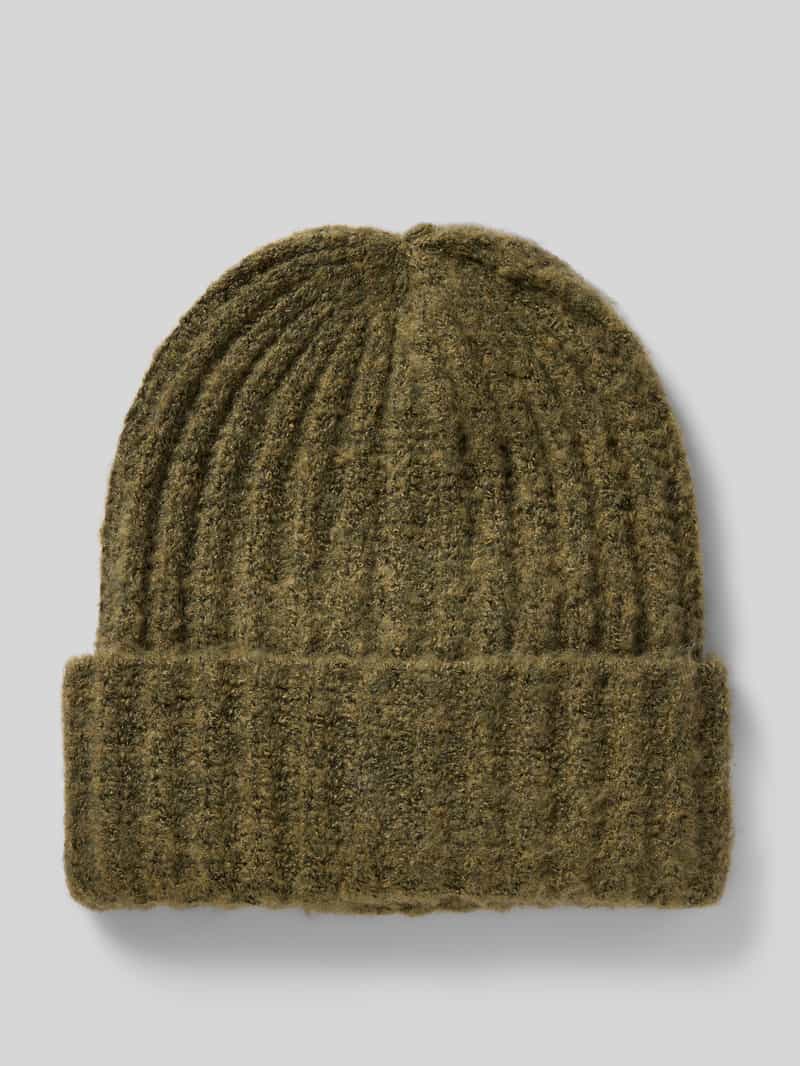 Pieces Ribgebreide beanie model 'PYRON'