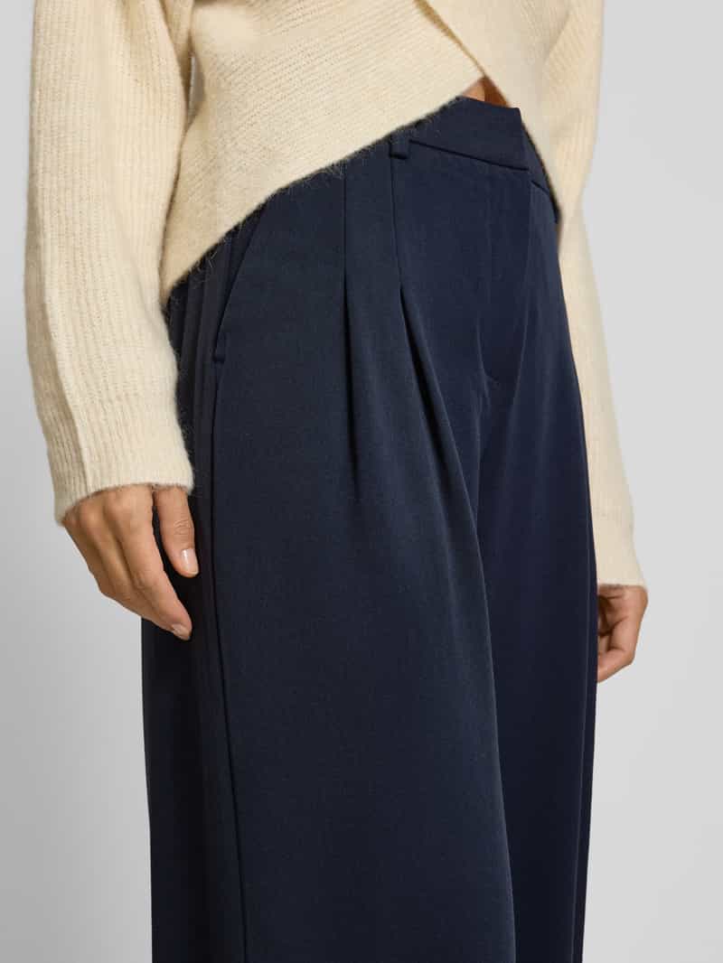 MSCH Copenhagen Baggy fit stoffen broek met plooien model 'Henrika'