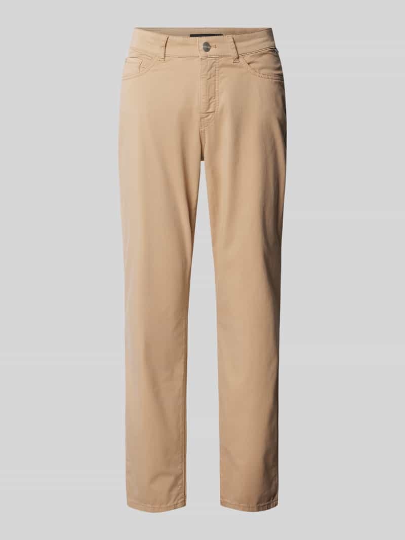 Marc Cain Slim fit broek in effen design model 'SILEA'