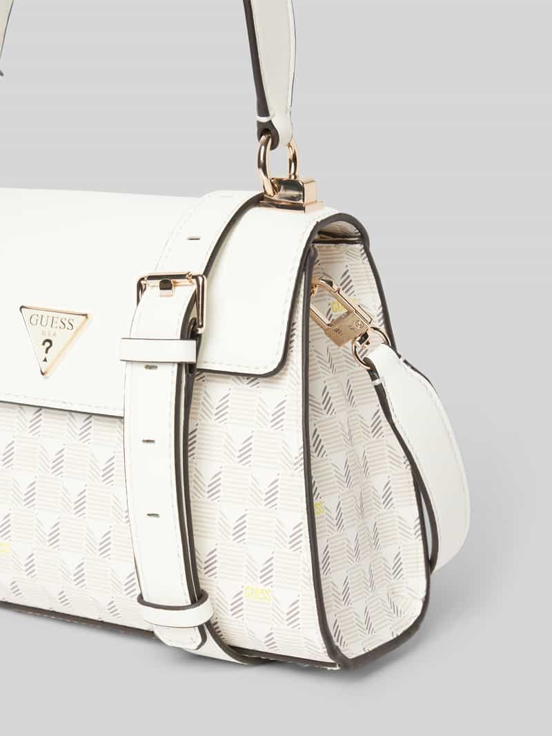 Guess Handtas met labelapplicatie model 'G WAVE'