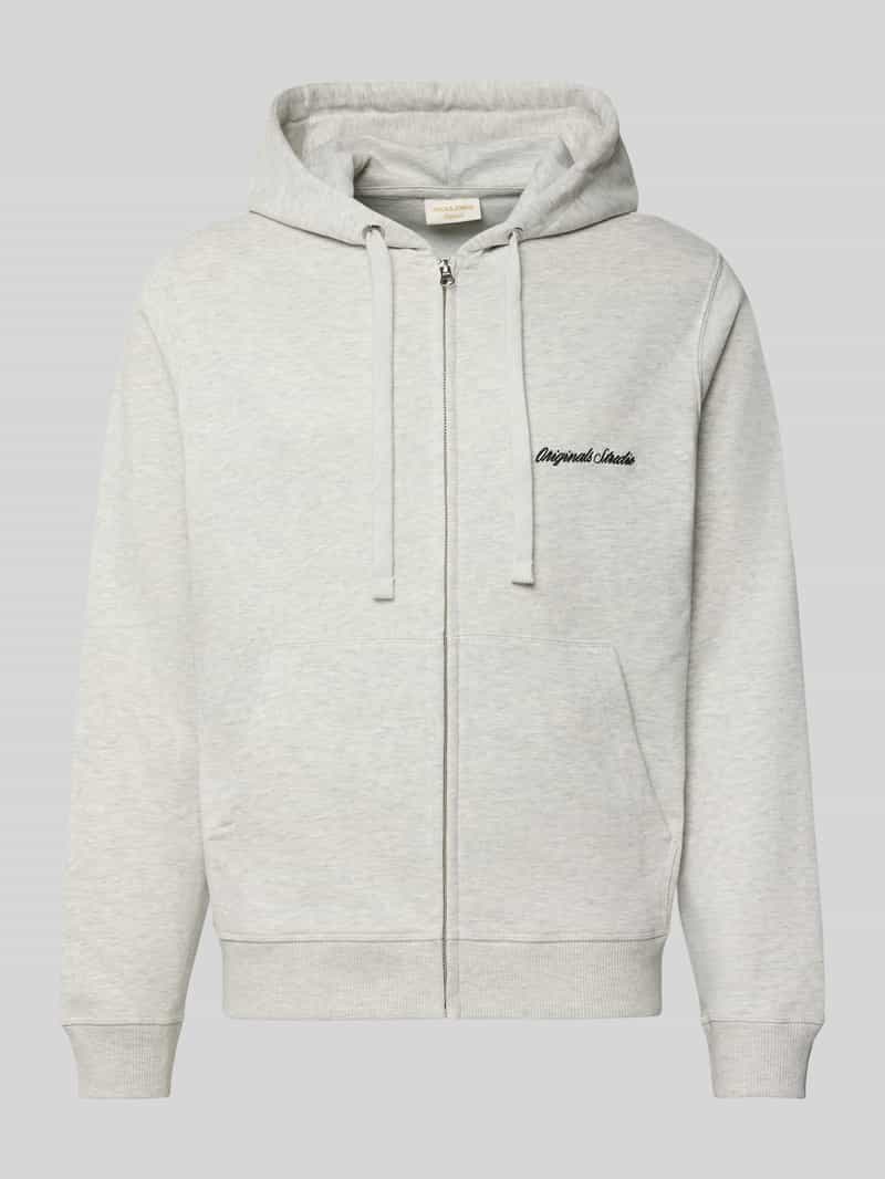 Jack & Jones Hoodie JORNORREBRO EMB SWEAT ZIP HOOD NOOS