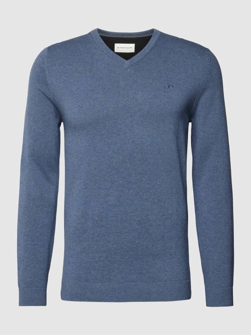 Tom Tailor Gebreide pullover met V-hals