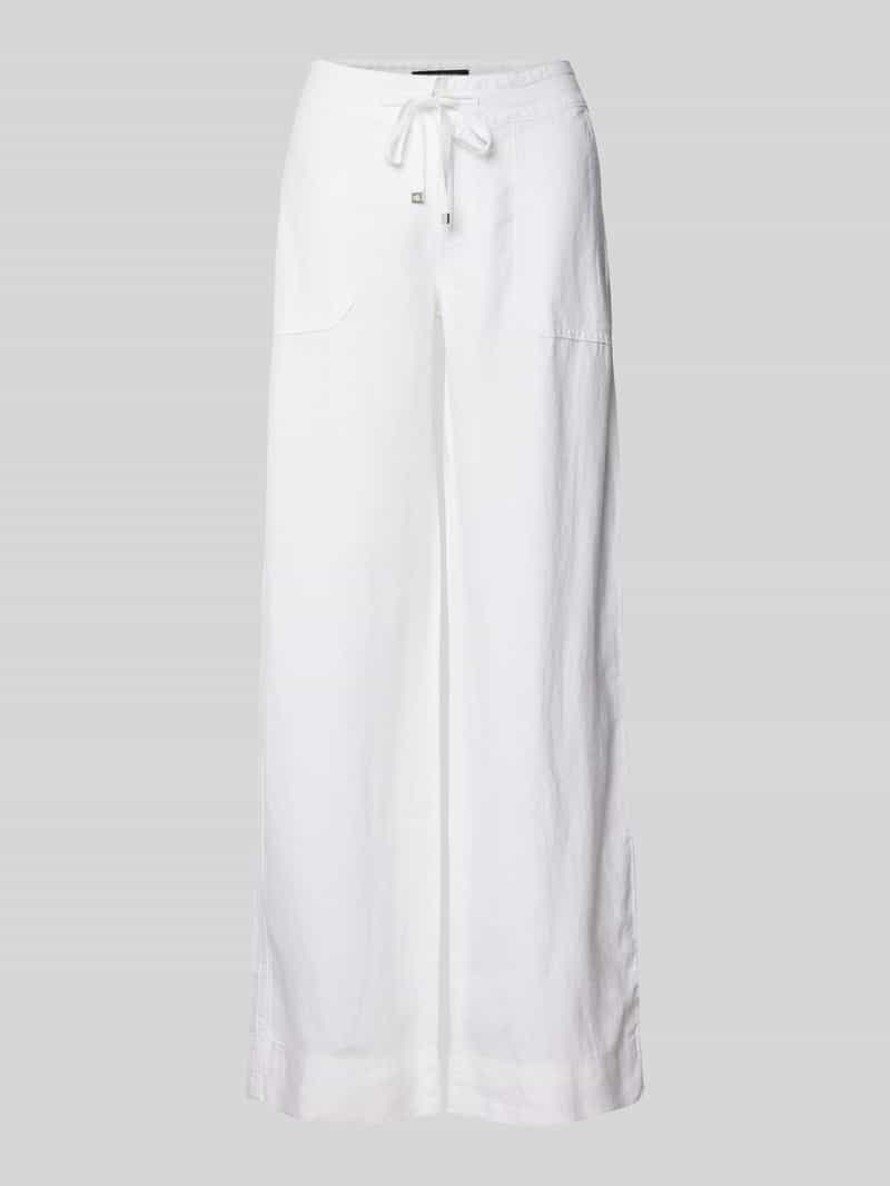 Lauren Ralph Lauren Loose fit linnen broek met steekzakken
