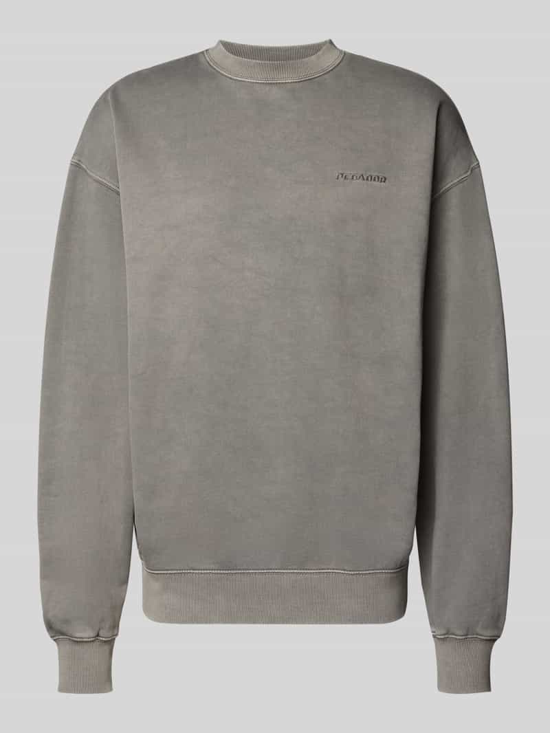 relaxed fit sweatshirt van katoenmix