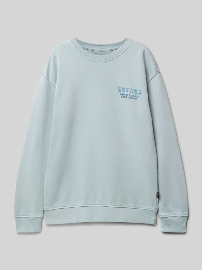 CARS JEANS Sweatshirt met labelprint model 'REWNAC'