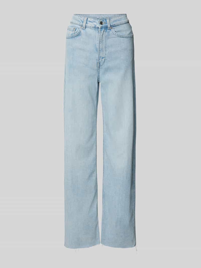 Tom Tailor Denim Wide leg jeans met open pijpzomen