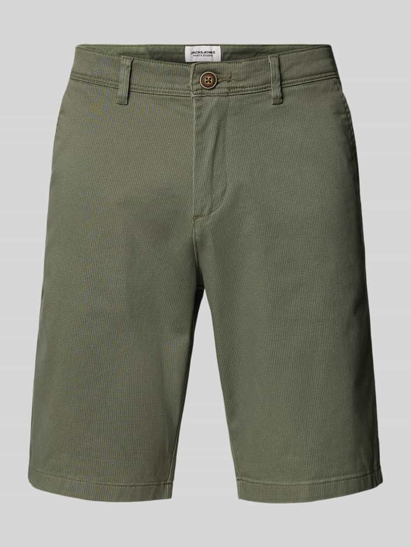 jack & jones Korte regular fit broek met steekzakken model 'BOWIE'