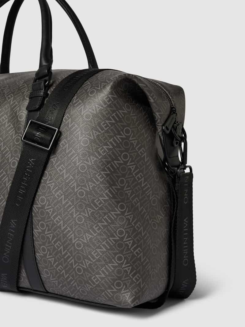 VALENTINO BAGS Duffle bag met all-over labelmotief model 'TYRONE'