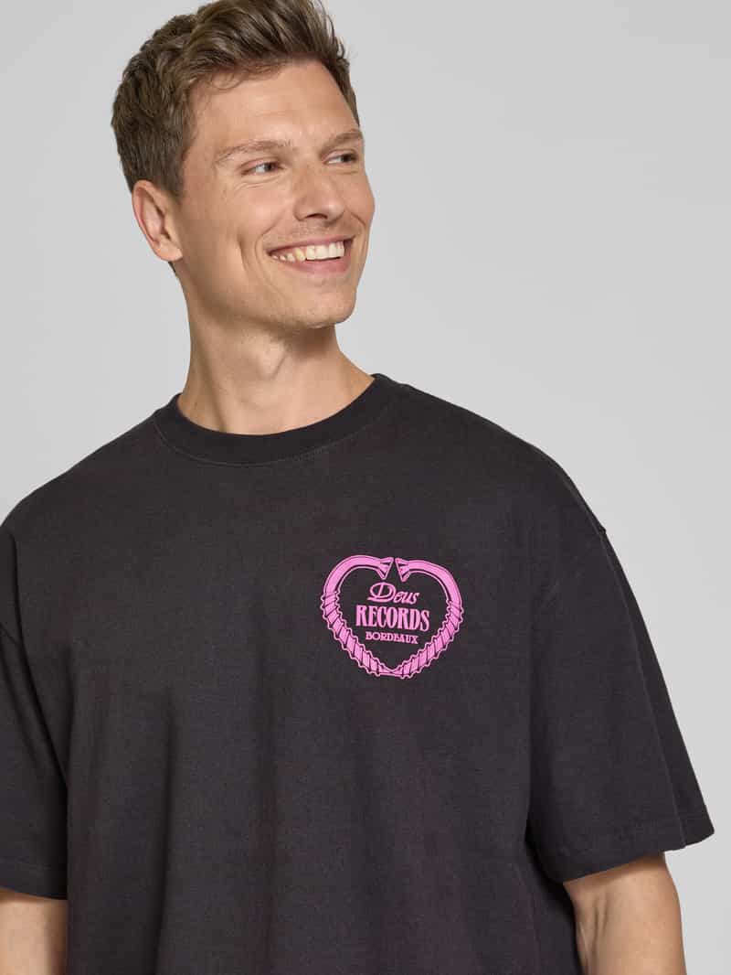 DEUS EX MACHINA T-shirt met ronde hals model 'Lady Libertine'