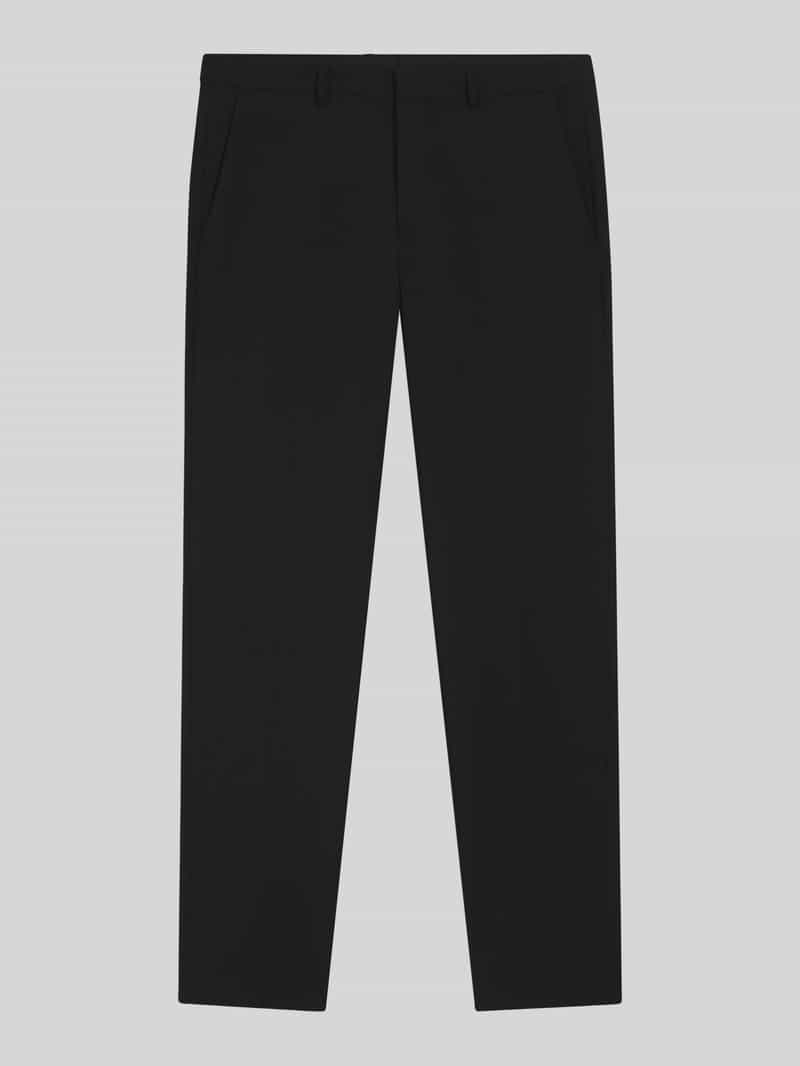 HUGO Regular fit pantalon van wolmix model 'HESTEN'