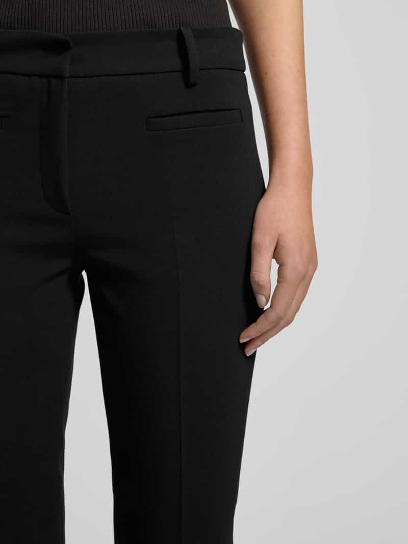 MAC Slim fit stoffen broek met strookzakken model 'Annalena'
