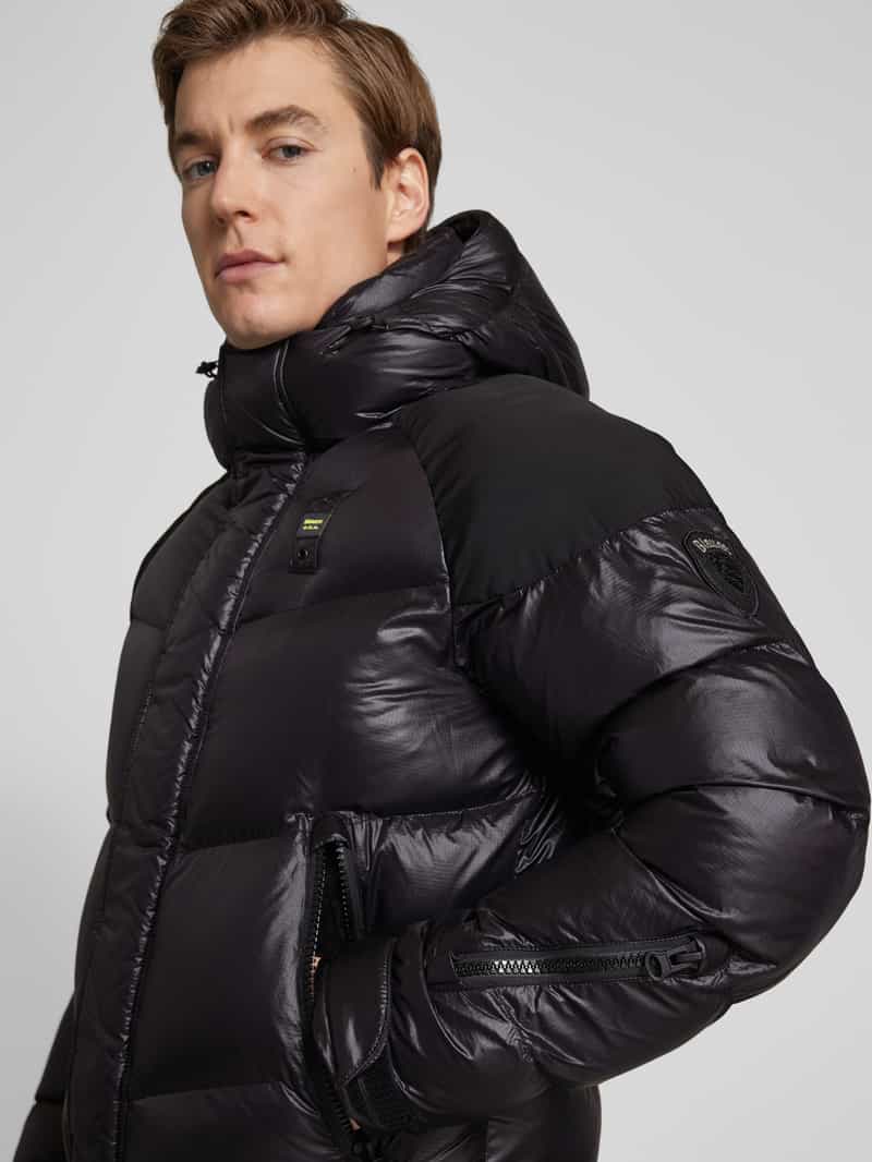 Blauer Usa Regular fit gewatteerd jack met capuchon model 'CROWN'