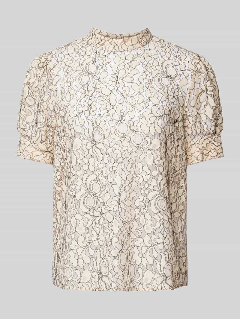 Soyaconcept Regular fit blouseshirt met opstaande kraag model 'NILLA'