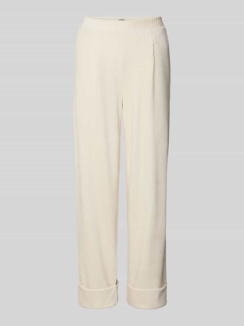 Ichi Stoffen broek met elastische band