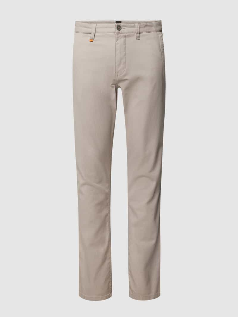 Boss Orange Slim fit chino met steekzakken, model 'SCHINO'