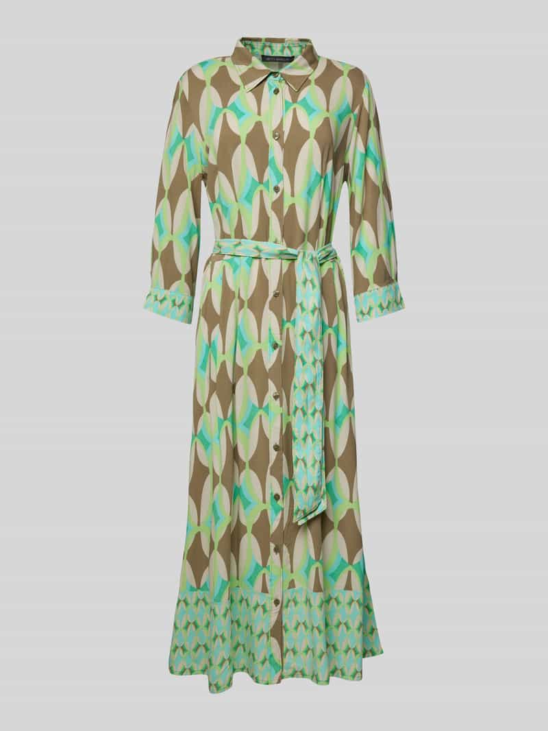 Betty Barclay Midi-jurk met strikceintuur