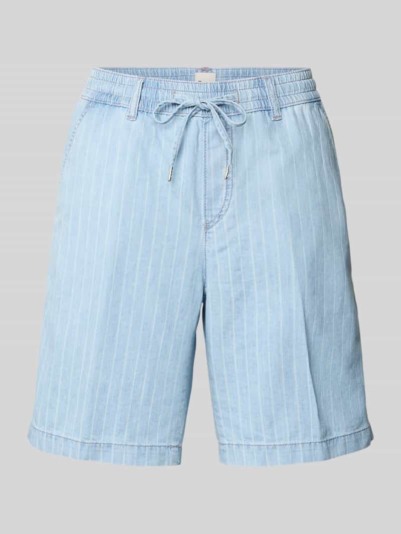 BRAX Korte broek met elastische band en tunnelkoord model 'MAINE'