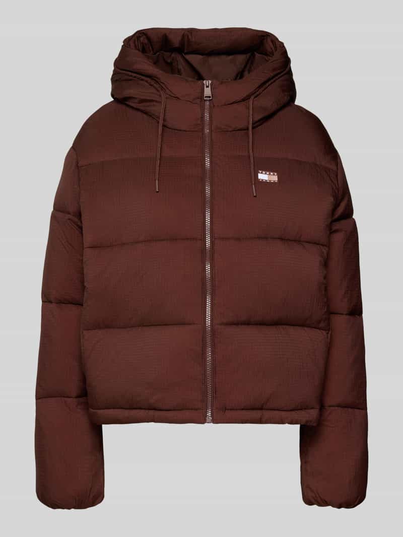 Tommy Jeans Gewatteerd regular fit jack met capuchon