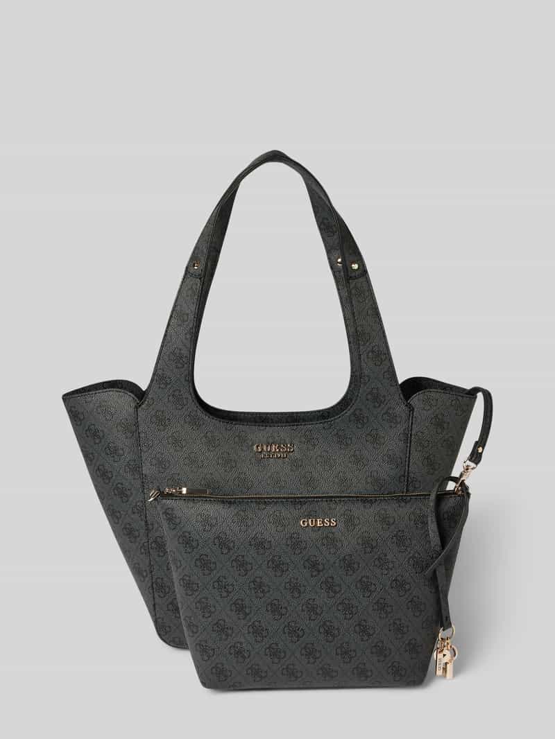 Guess 2-in-1-handtas met labelapplicatie model 'CALISTA'