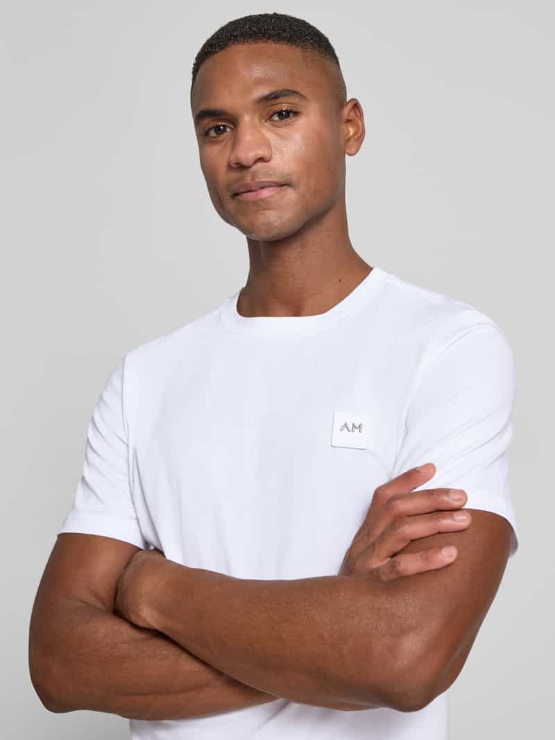 Antony Morato T-shirt met labeldetail