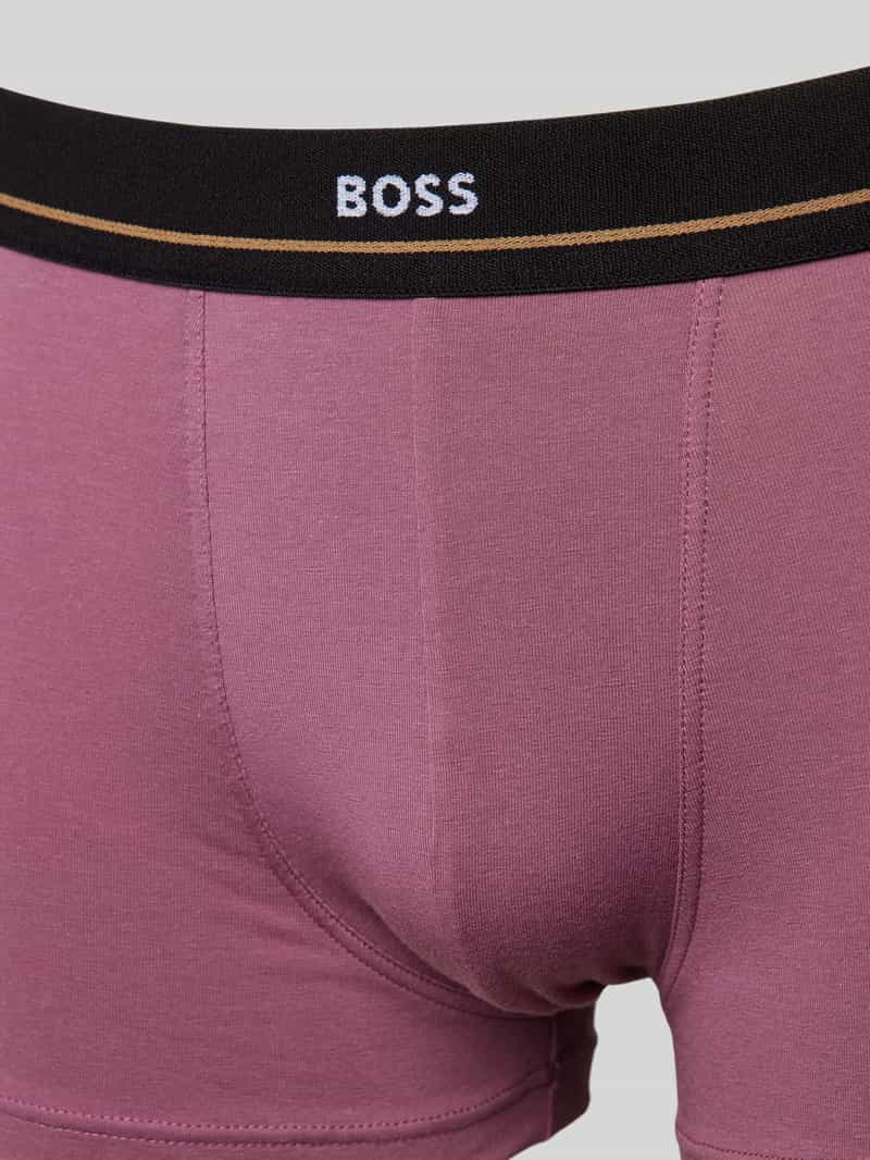 Boss Boxershort met elastische band met logo in een set van 3 stuks