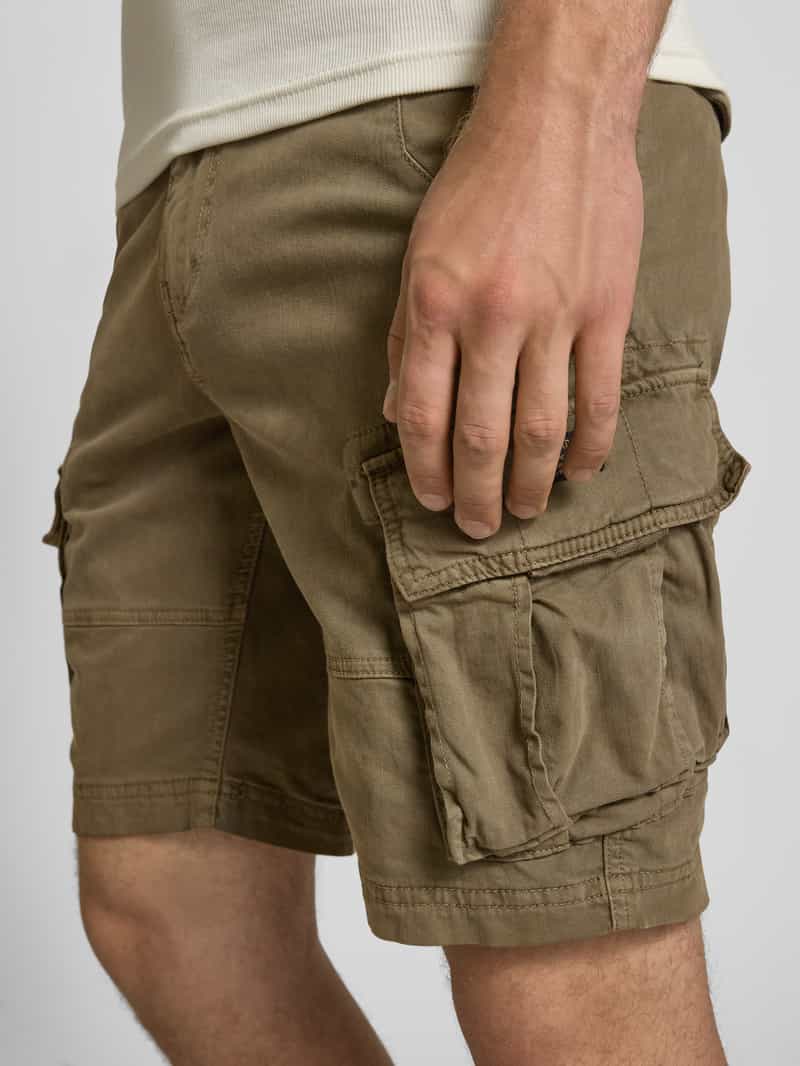 Superdry Korte cargobroek met labeldetail