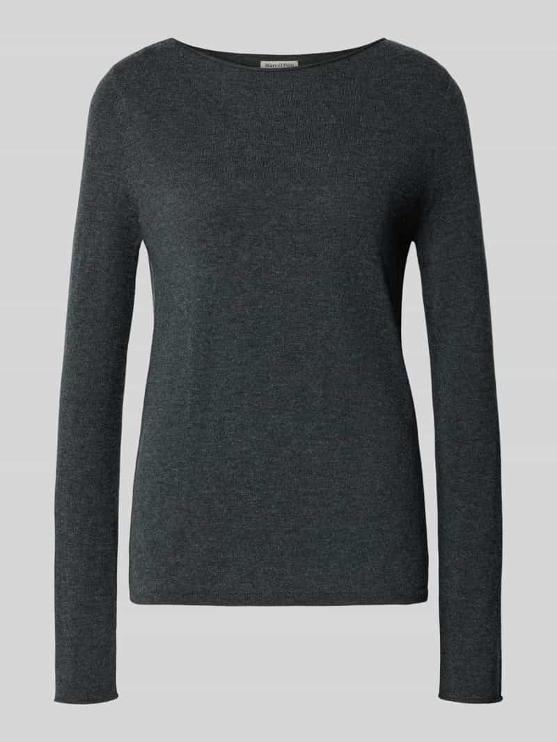 Marc O'Polo Regular fit gebreide pullover van wolmix
