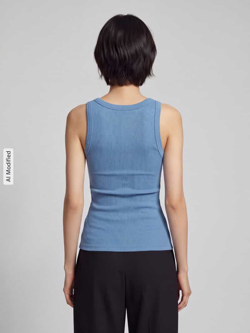 HUGO Tanktop met gestikt logo model 'Datamia'