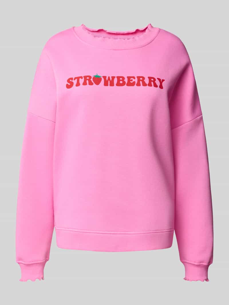 Pieces Oversized sweatshirt van katoenmix model 'MALIAH'