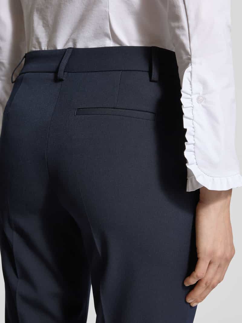 Christian Berg Woman Selection Slim fit stoffen broek met verkort model