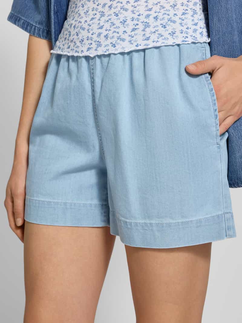 Pieces Loose fit korte jeans van katoenmix model 'TULA'
