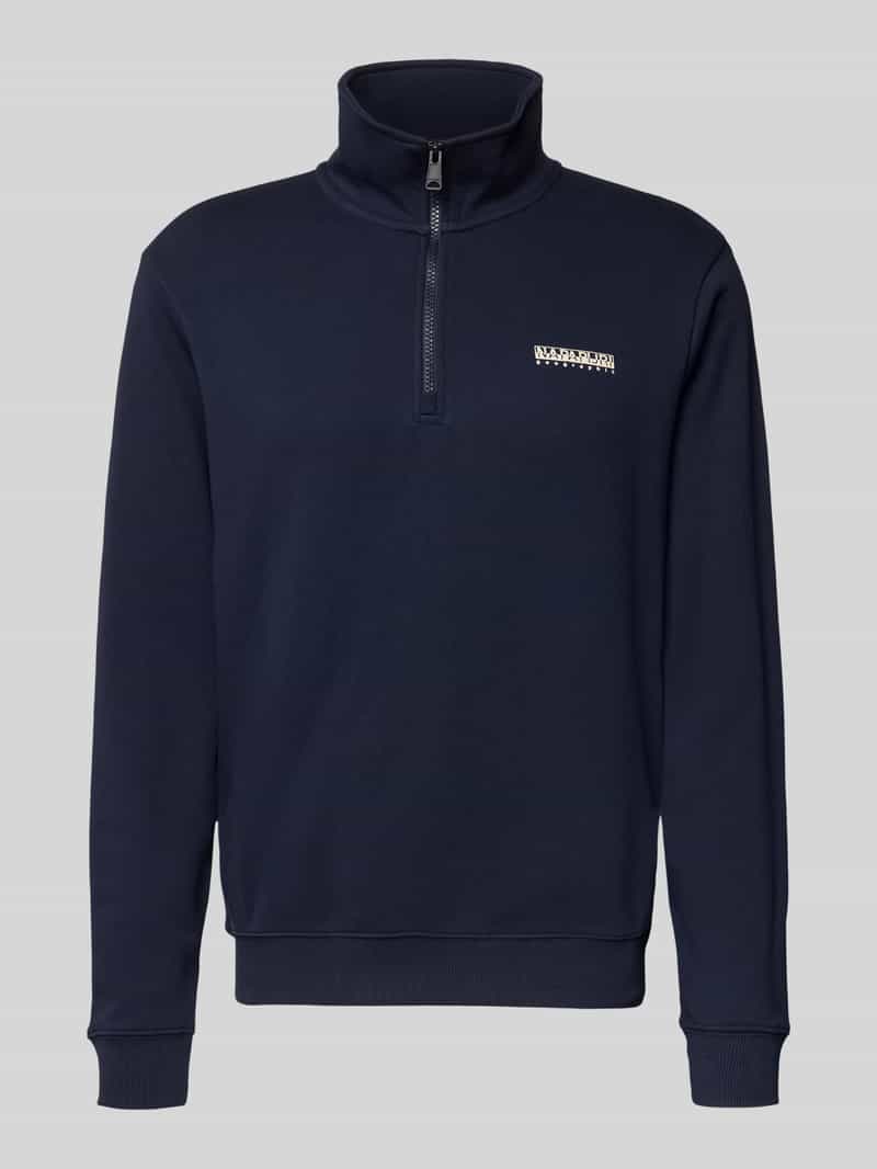 Napapijri Sweatshirt met opstaande kraag