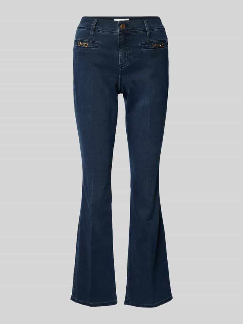 BRAX Flared fit jeans met labeldetails, model 'Shakira'