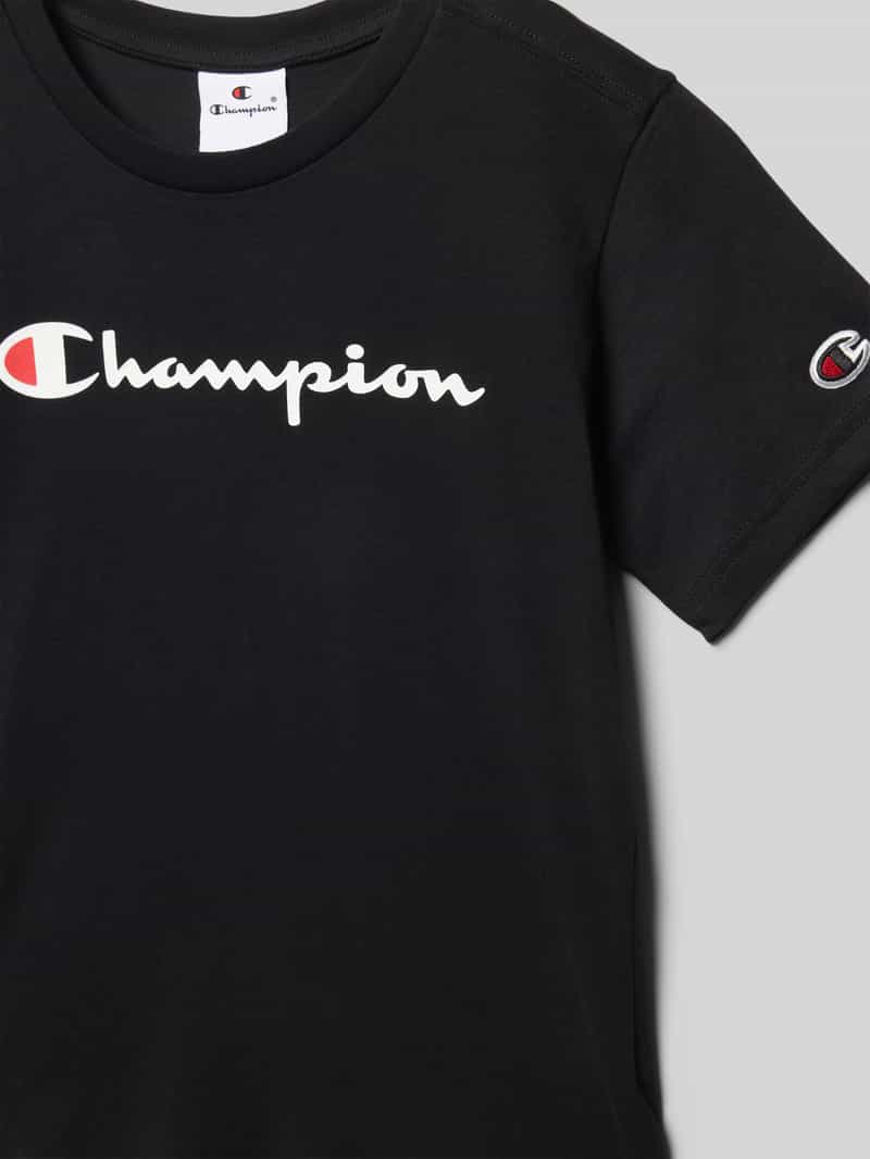 Champion T-shirt met labelprint