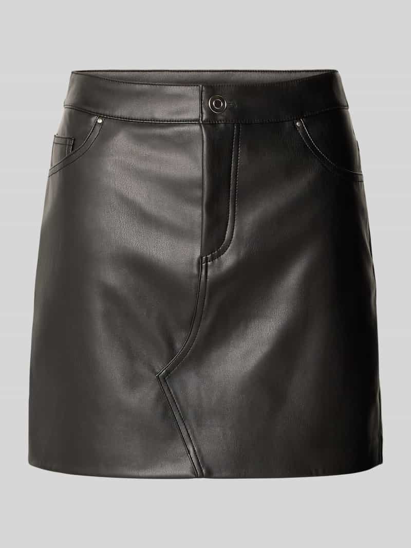 Noisy May Minirok in leerlook model 'KATE'