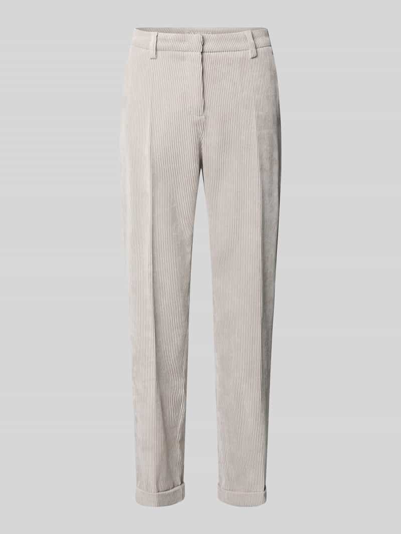 CAMBIO Corduroy broek met persplooien model 'KRYSTAL'