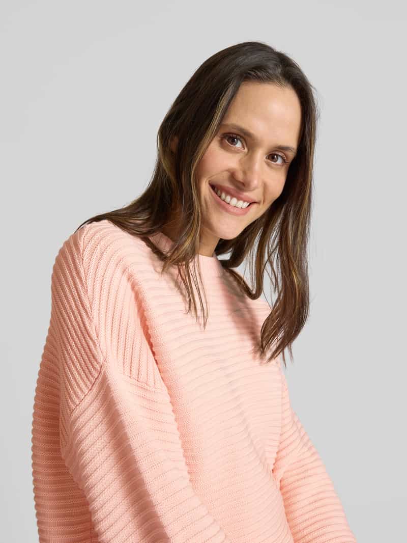 JAKE*S STUDIO WOMAN Gebreide pullover met ribboorden