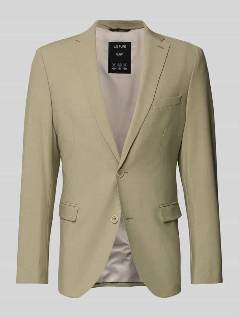 s.Oliver BLACK LABEL Regular fit colbert met schoudervullingen