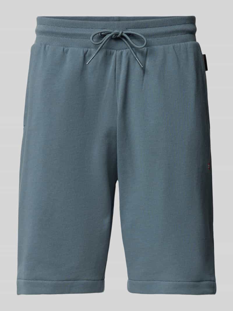 Napapijri Regular fit sweatshorts met elastische band model 'NALIS'