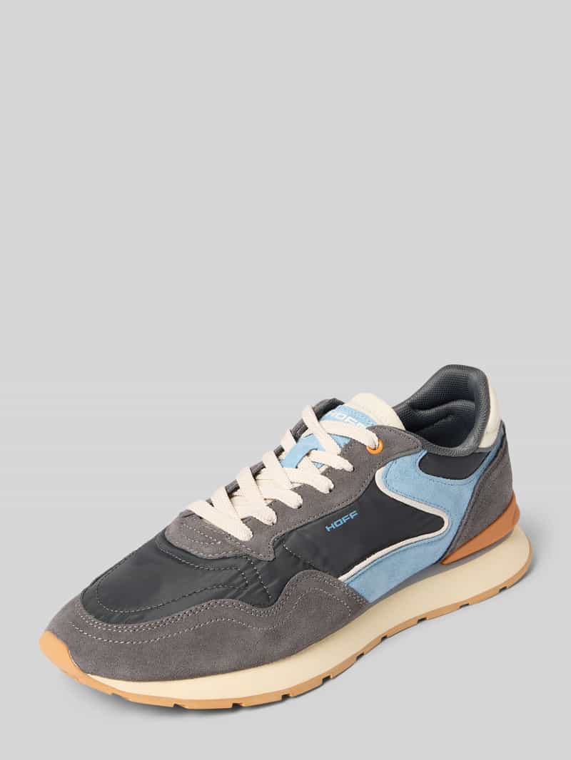 Hoff Sneakers van echt leer model 'City' grijs