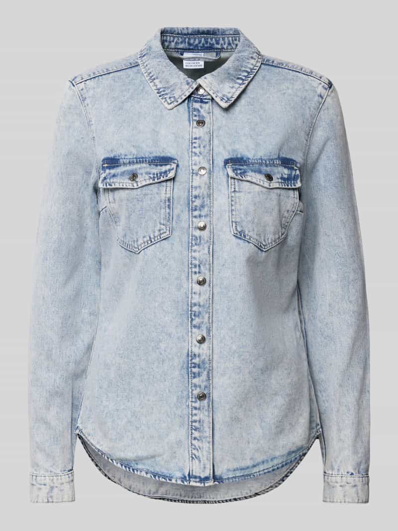 Vero Moda Regular fit overhemdblouse met katoen model 'JENNIE'