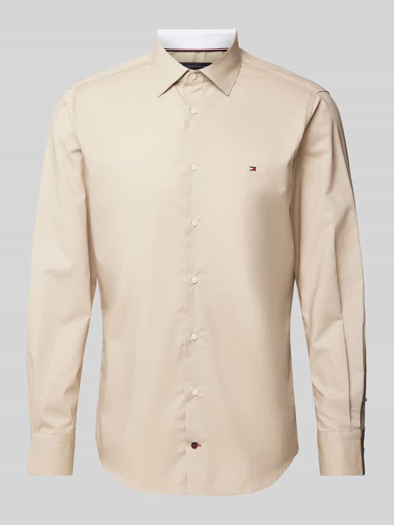 Tommy Hilfiger Regular fit zakelijk overhemd met labelstitching model 'John'