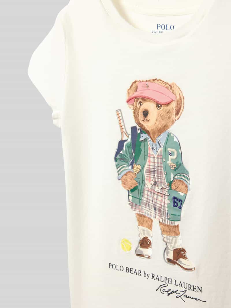 Polo Ralph Lauren Teens T-shirt met label- en motiefprint