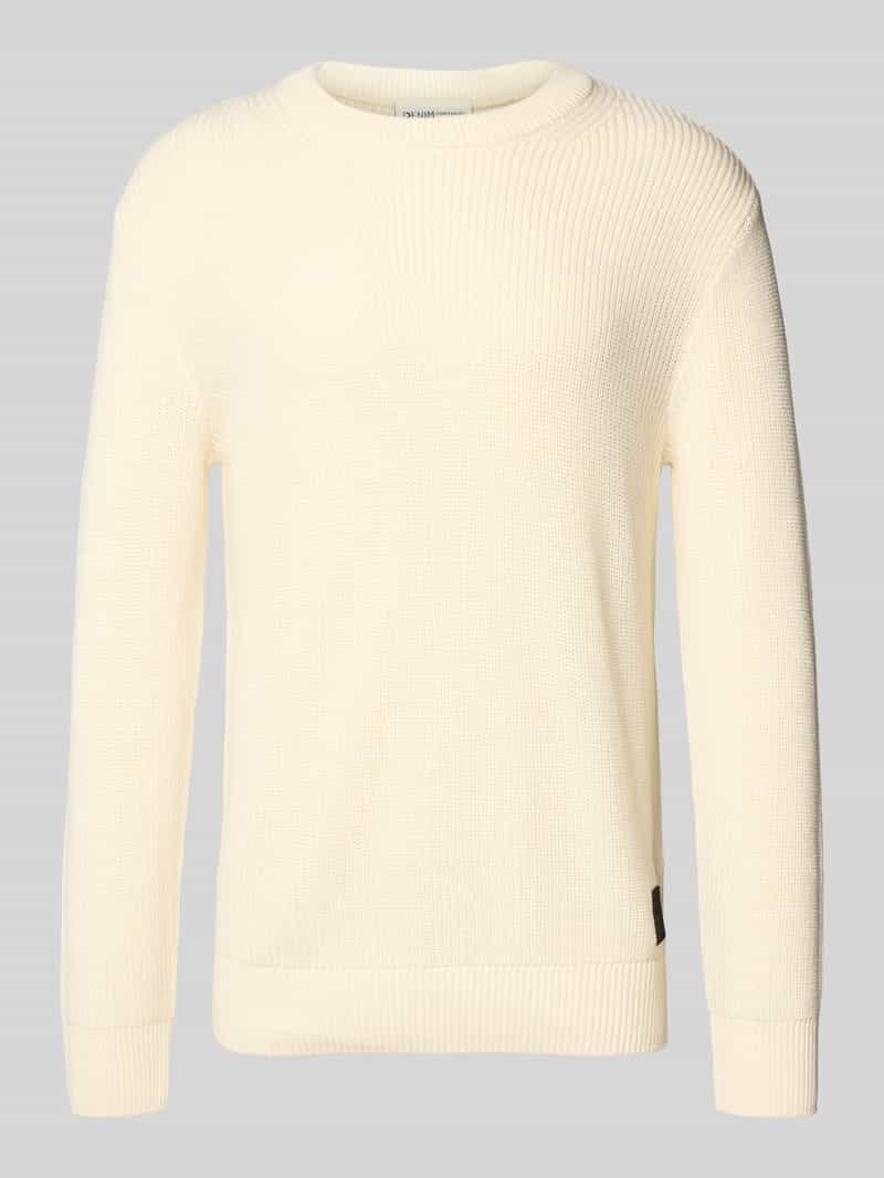 Tom Tailor Denim Relaxed fit gebreide pullover van katoenmix