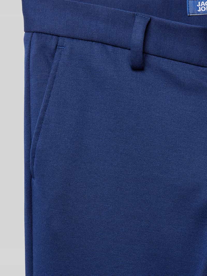jack & jones Slim fit chino met siernaden en viscose model 'JAXON'